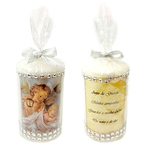 Catholic decorative candle