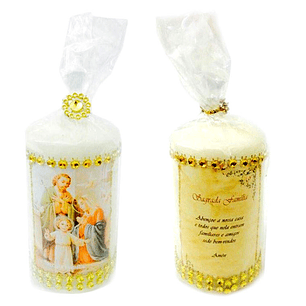 Decorative Catholic Candle