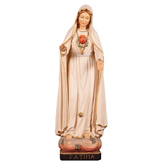 Imagen de madera del Inmaculado Corazón de María