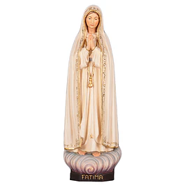 Wood statue of Our Lady of Fatima