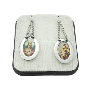 Colorful religious scapular