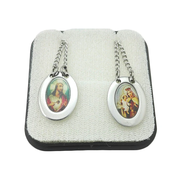 Colorful religious scapular