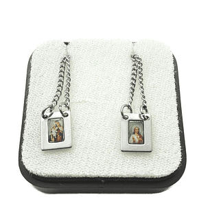Colorful religious scapular