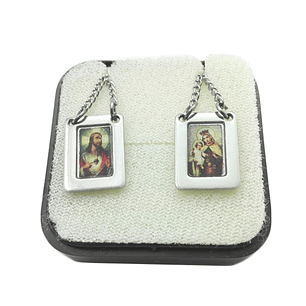 Silver Religious Scapular