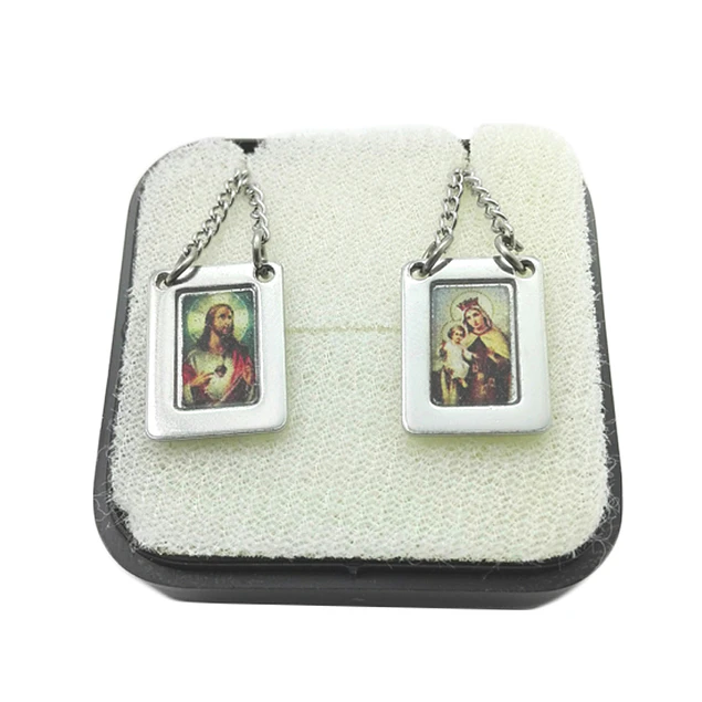 Silver Religious Scapular