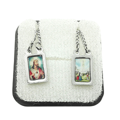 Colorful religious scapular