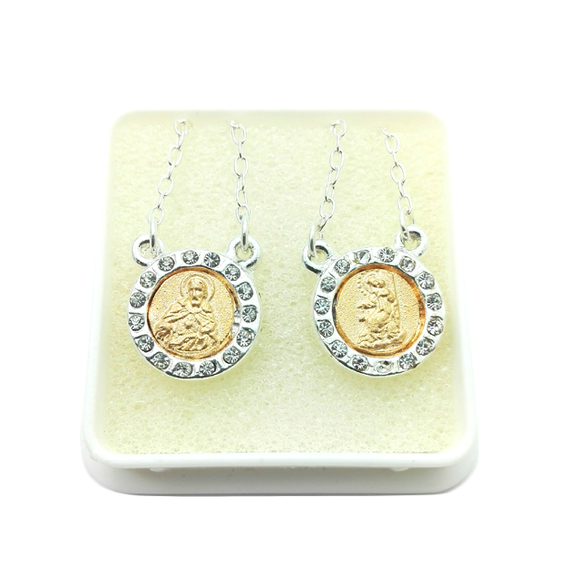 Escapulário com cristais 1