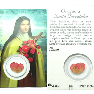 Tarjeta de Santa Teresita