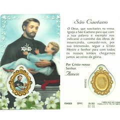 Carte de prière de Saint-Caetano