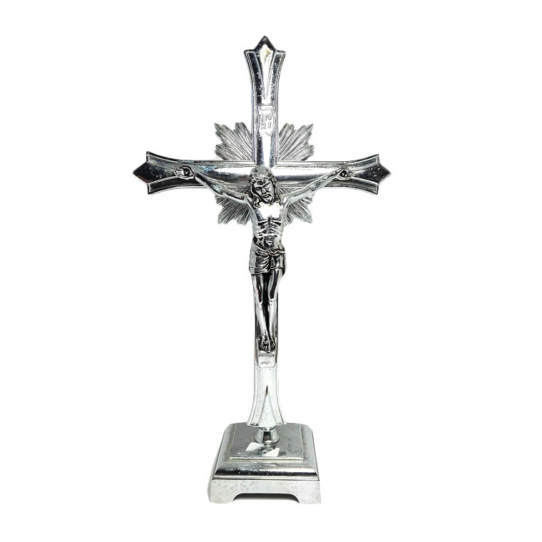 Crucifixo prateado 1
