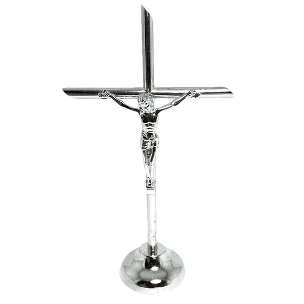 Crucifixo prateado 1