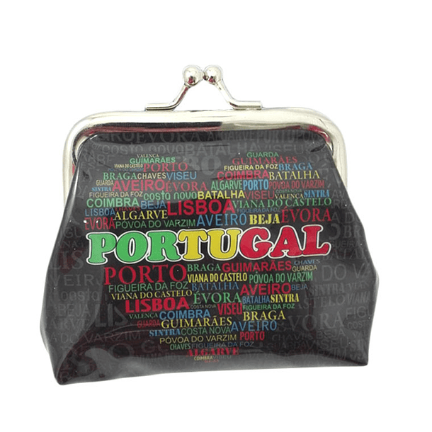 Cartera con ciudades en Portugal 