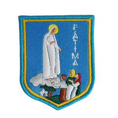 Embroidered patch of Fatima Apparition 