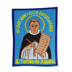 Embroidered patch of Saint Thomas Aquinas