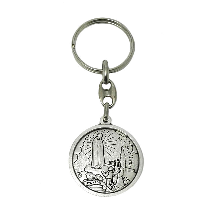 Catholic keychain with Apparition of Fatima 1