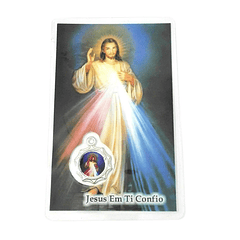 Tarjeta de Jesús misericordioso