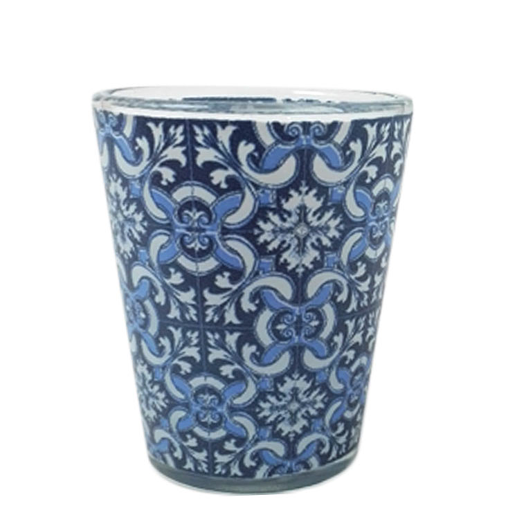 Shot glass with tile 1