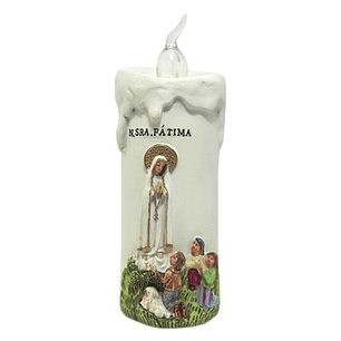 Catholic decorative candle