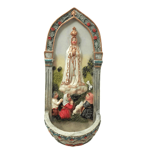Sink for Holy Water with Apparition of Fatima