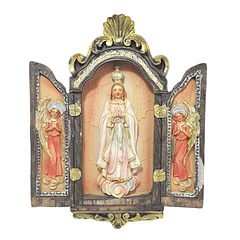 Triptych with Apparition of Fatima