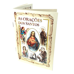 Libro con oraciones de los santos católicos