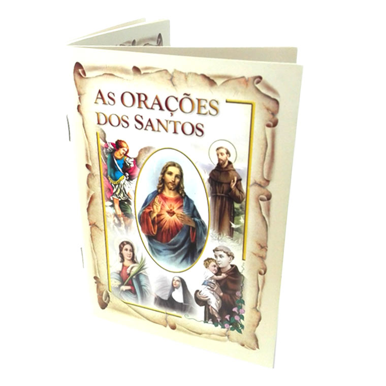 Livro com orações dos Santos Católicos