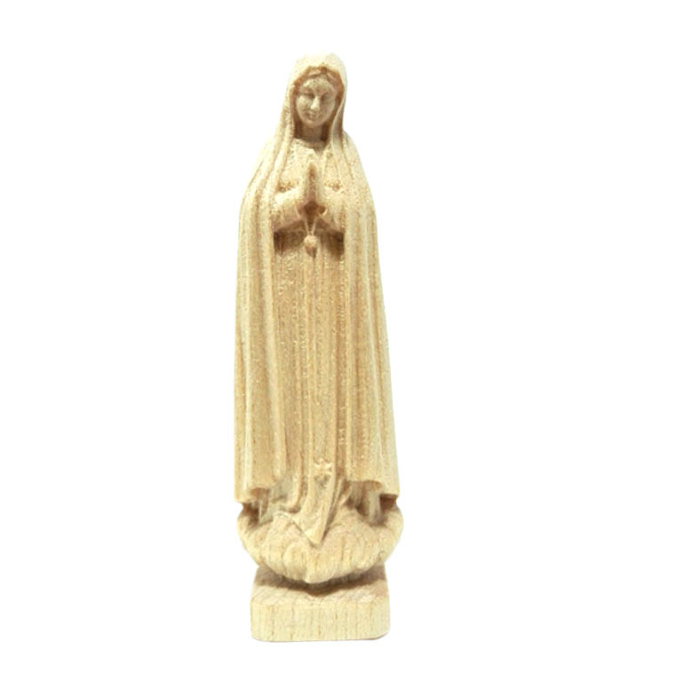 Immagine di Nostra Signora di Fatima in legno 1