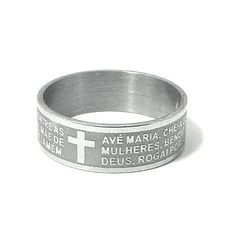 Ring with Prayer of Hail Mary