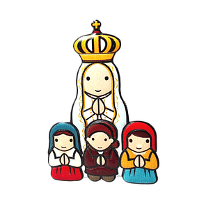 Magnet with the Apparition of Fatima