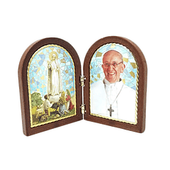 Placa decorativo del papa Francisco