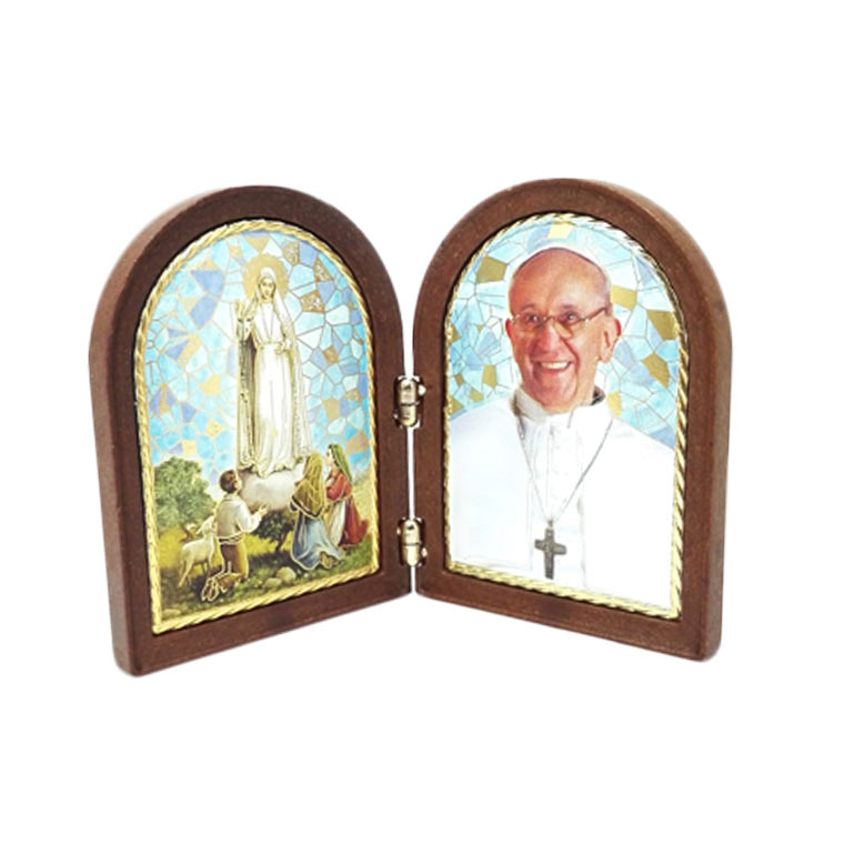 Placa decorativa de Papa Francisco