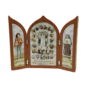 Triptych with Saint Francisco and Saint Jacinta