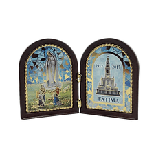 Targa decorativo con Santuario di Fatima