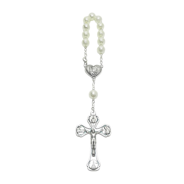 Decade rosary with Heart of Fatima 1