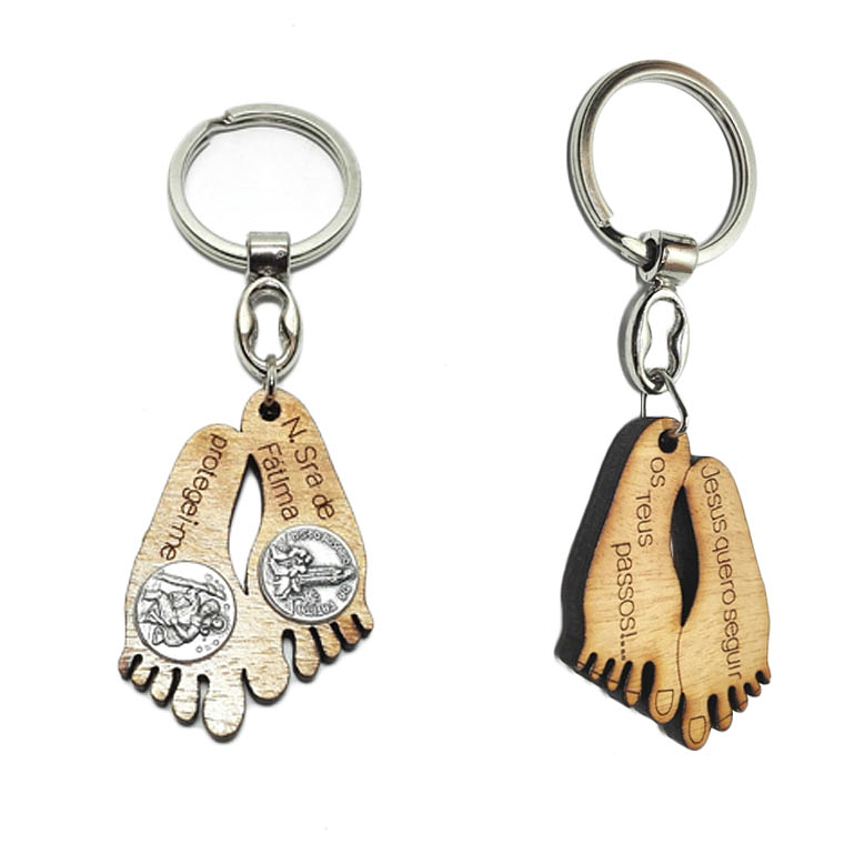 Jesus Footprints Keychain 1