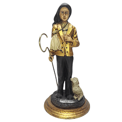 Statue de Saint François avec feuille d'or 24 carats