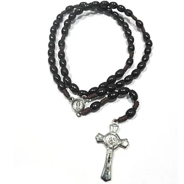 Wood Rosary of Saint Benedict