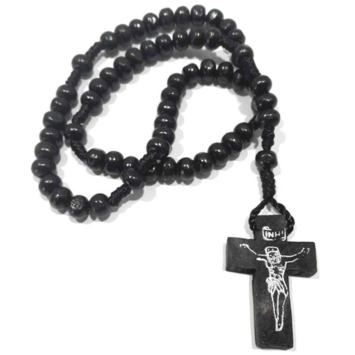 Black wood rosary 1