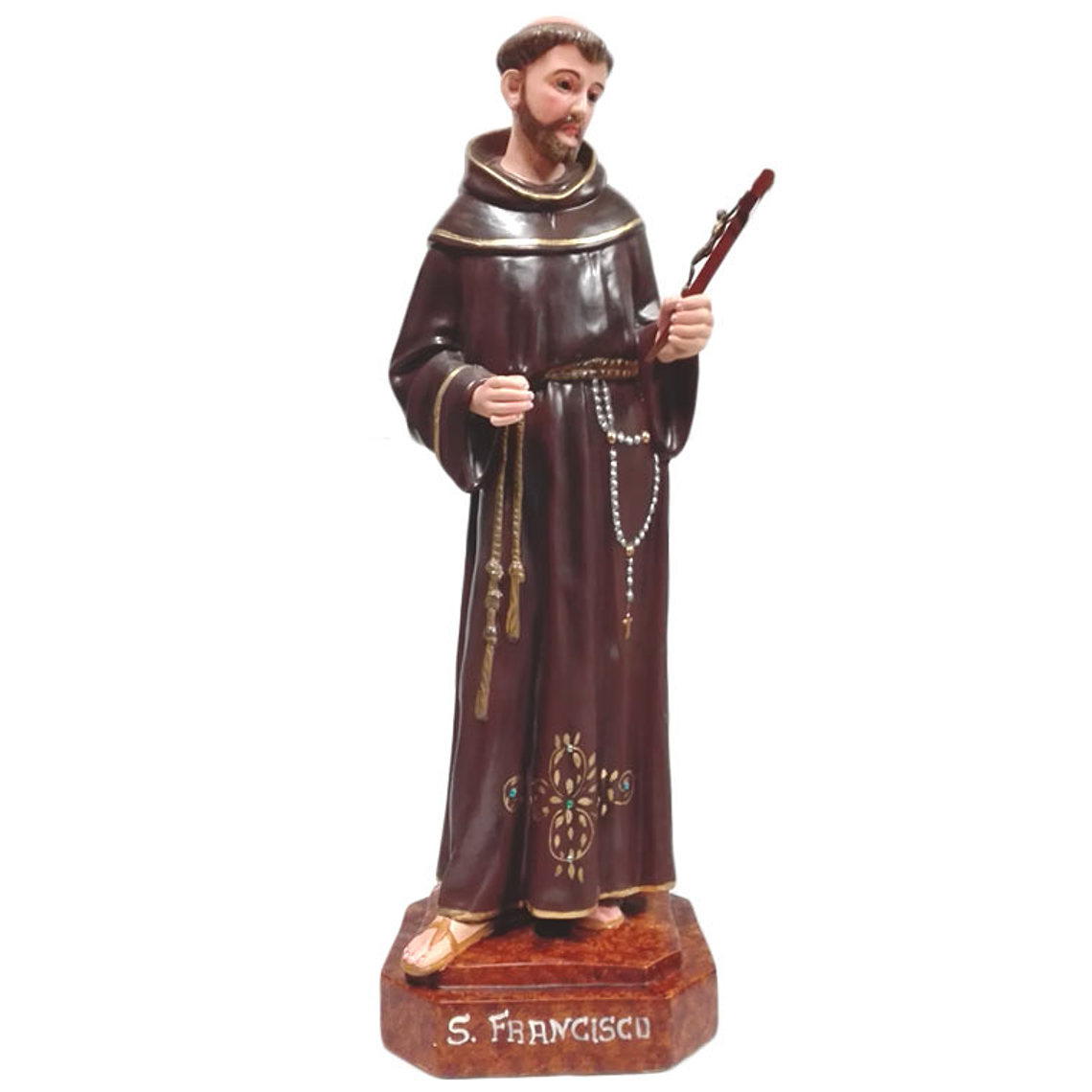Plaster statue of Saint Francis 1