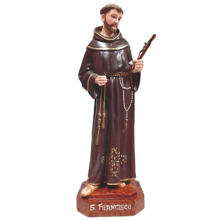 Plaster statue of Saint Francis 1