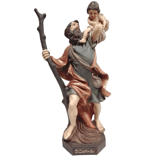 Estatua de San Cristóbal 60 cm. 
