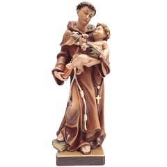 Wood statue of Saint Anthony