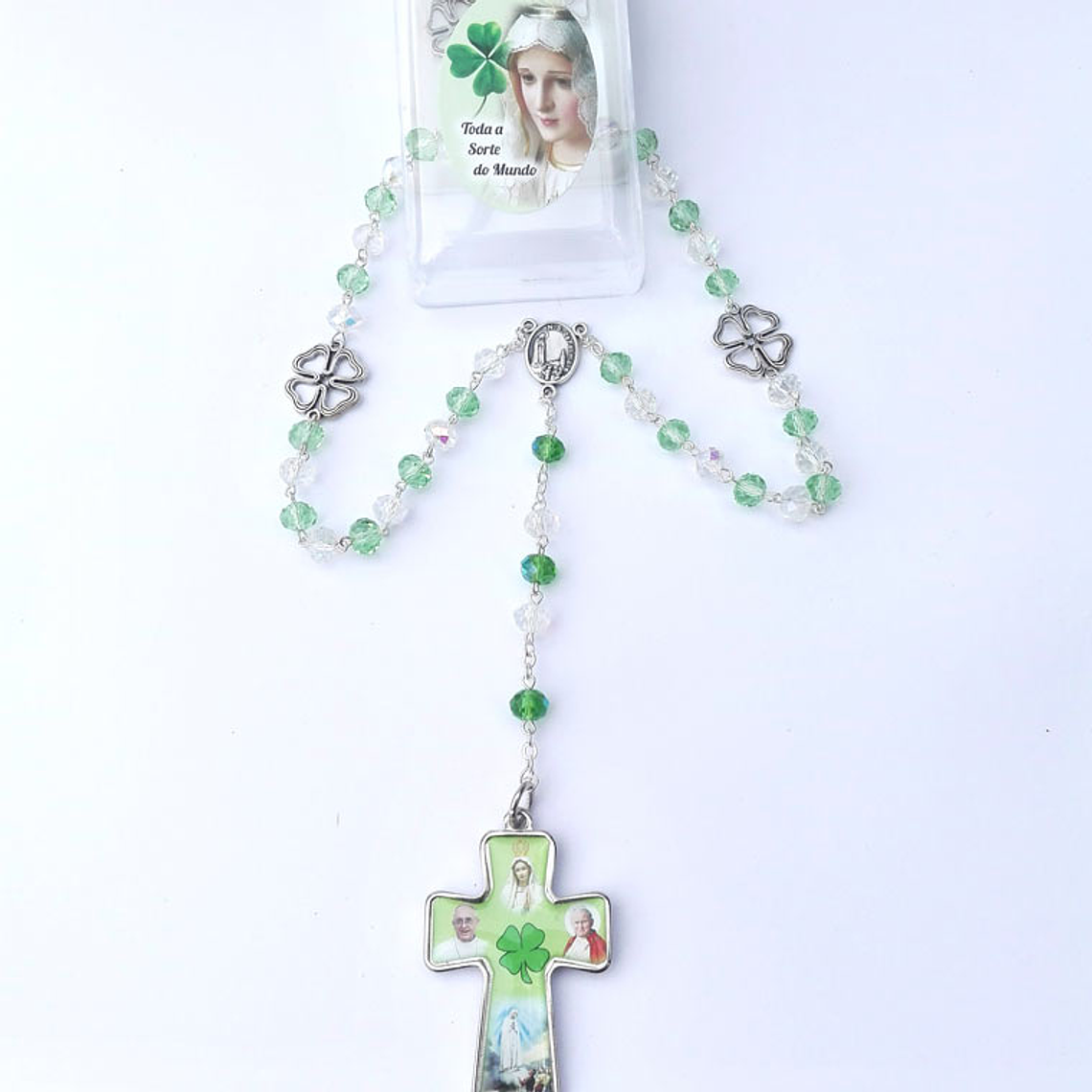 Rosario de trébol de la suerte 1