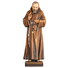Wood statue of Father Pio