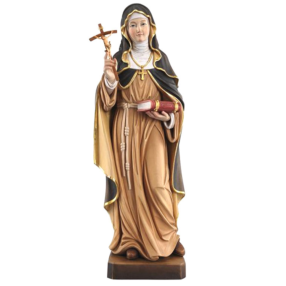Wood statue of Saint Clare 1