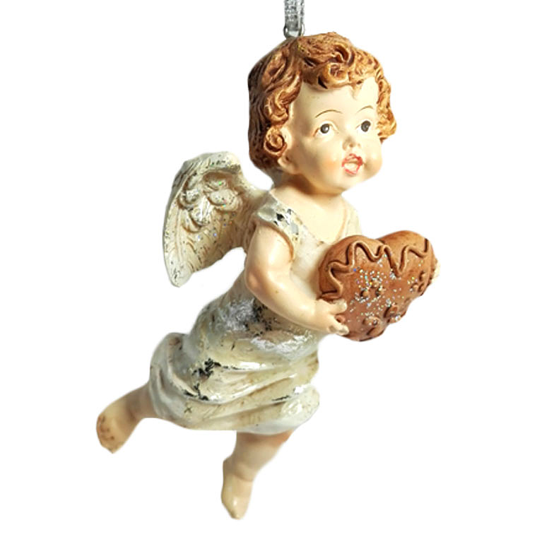 Imagem Anjo da Guarda com dourado 2