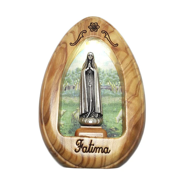 Catholic niche with light