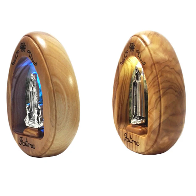 Catholic niche with light