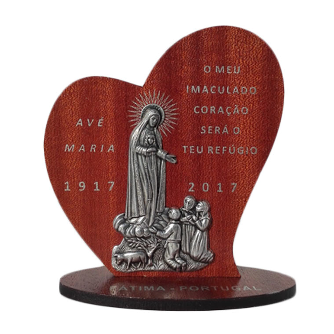 Placa decorativo con la aparición de Fátima 3