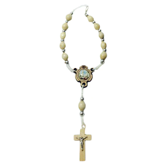 Olive wood decade rosary